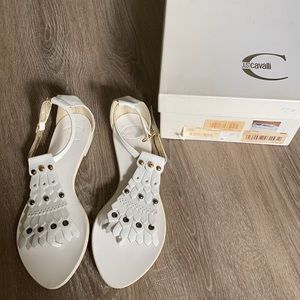 Just Cavalier White Sandals